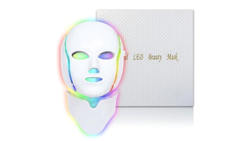 seven color led mask