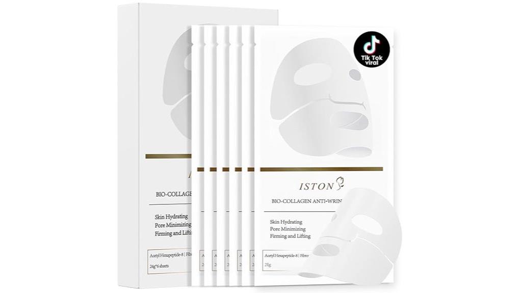 six pack collagen masks