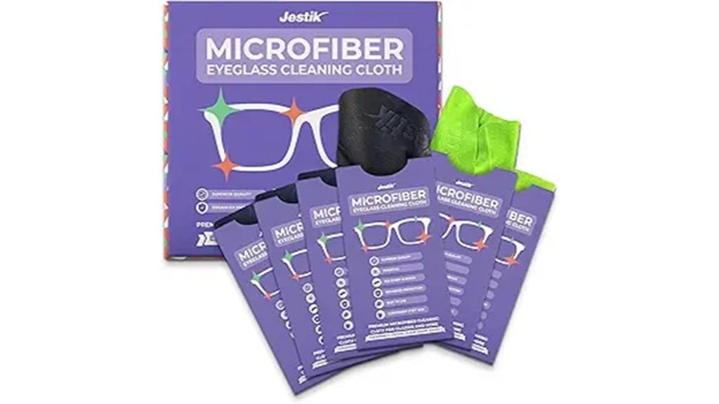 six pack microfiber cloths