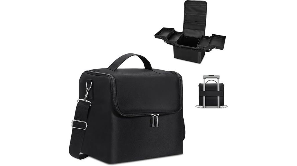 spacious women s makeup case