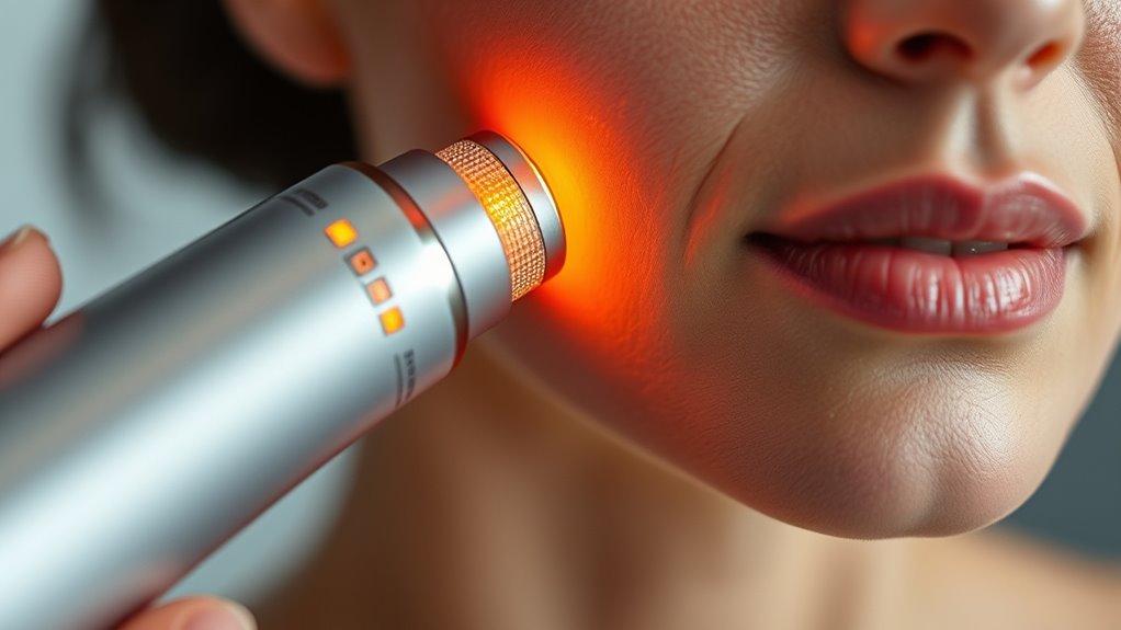 stimulates collagen through heat