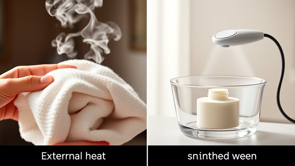 surface versus deep heating