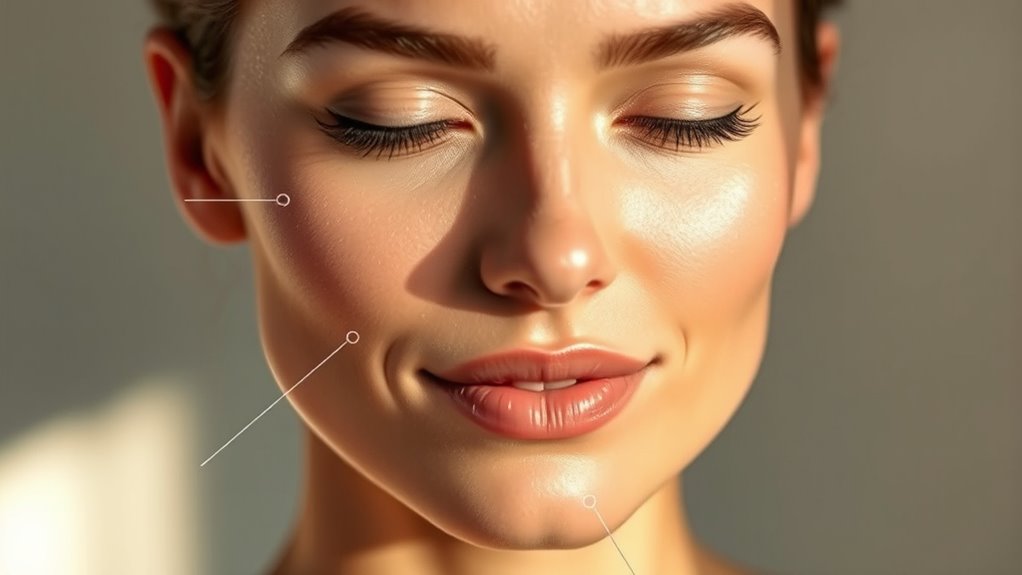 targeted facial toning zones