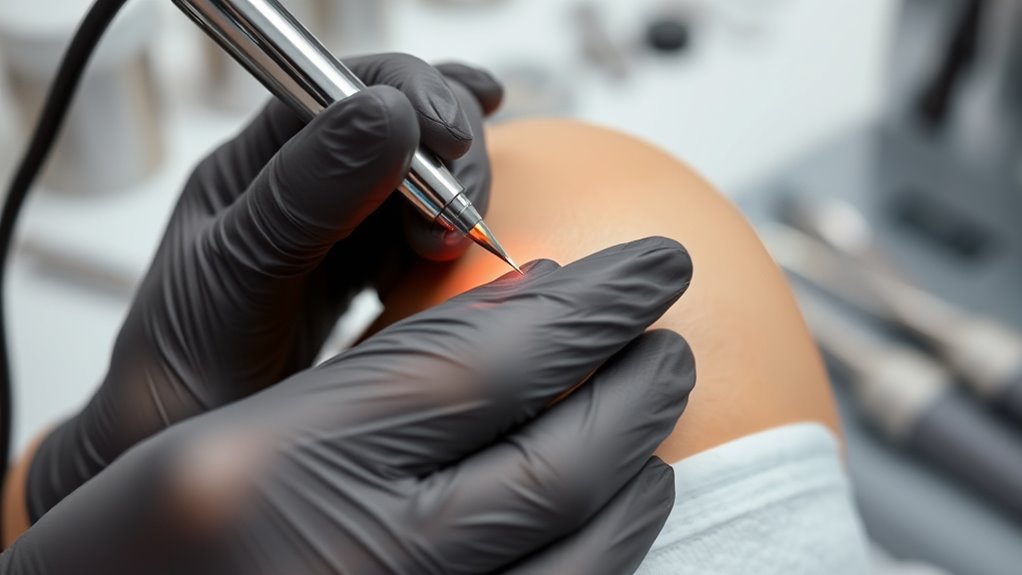 targeted precise hair follicle destruction