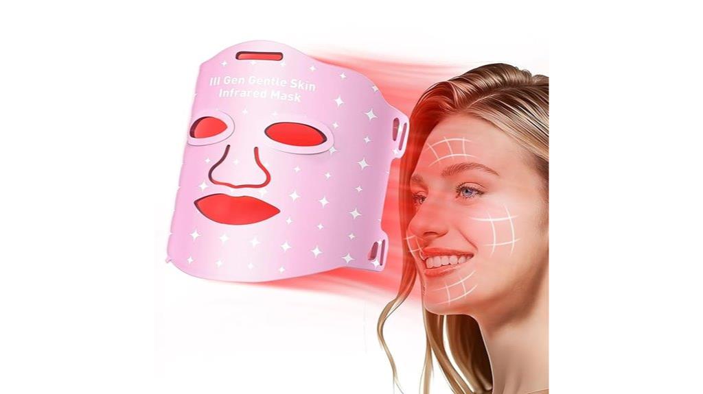 three mode red light mask