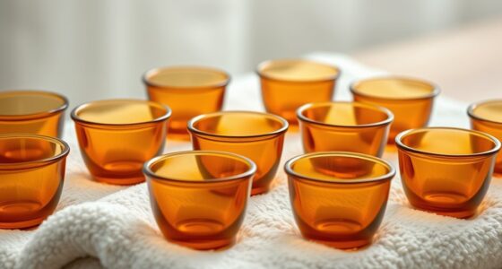 top heat facial cup sets