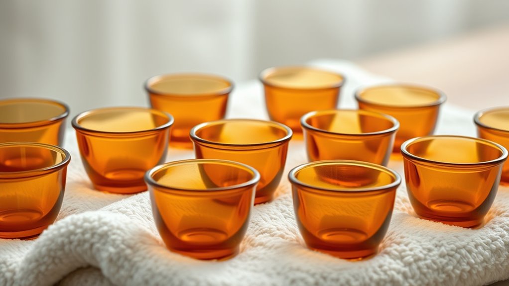 top heat facial cup sets