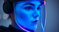 top led face shields