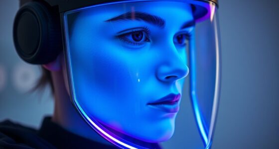 top led face shields