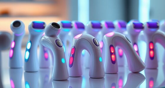 top led facial massagers