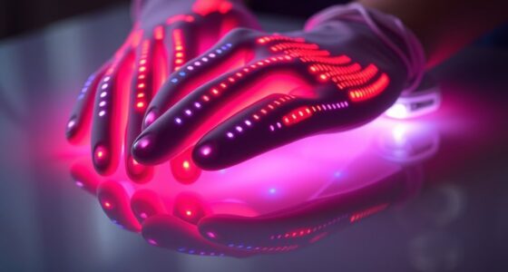 top led gloves for skin