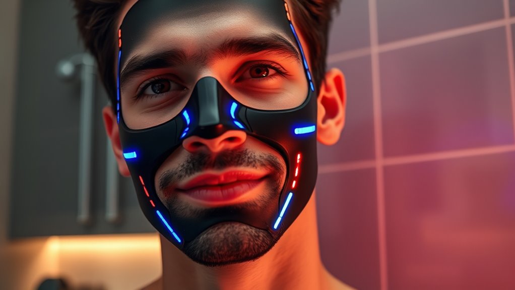 top led masks for men