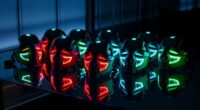 top led masks with batteries
