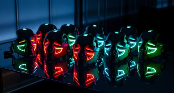 top led masks with batteries