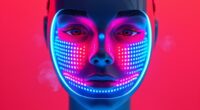 top led masks with cooling
