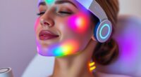 top led masks with neck