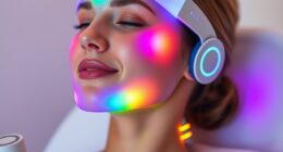 top led masks with neck