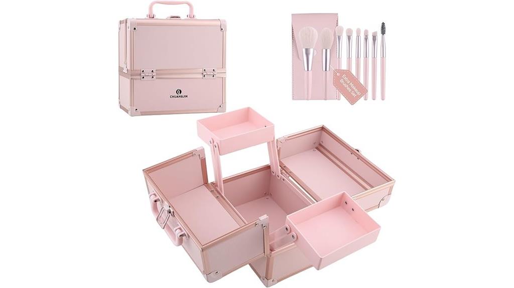 travel makeup storage case