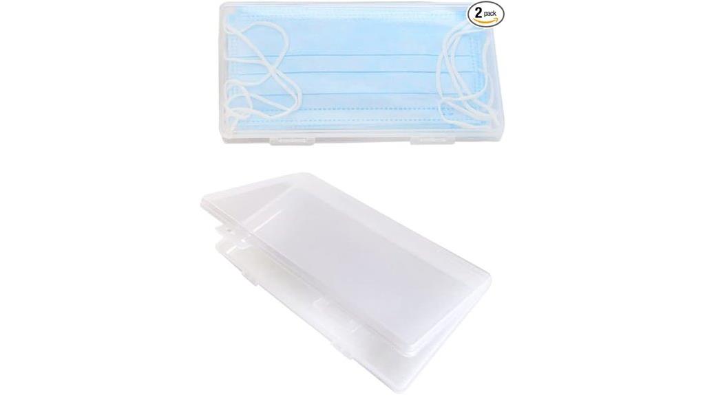 two pack mask storage case