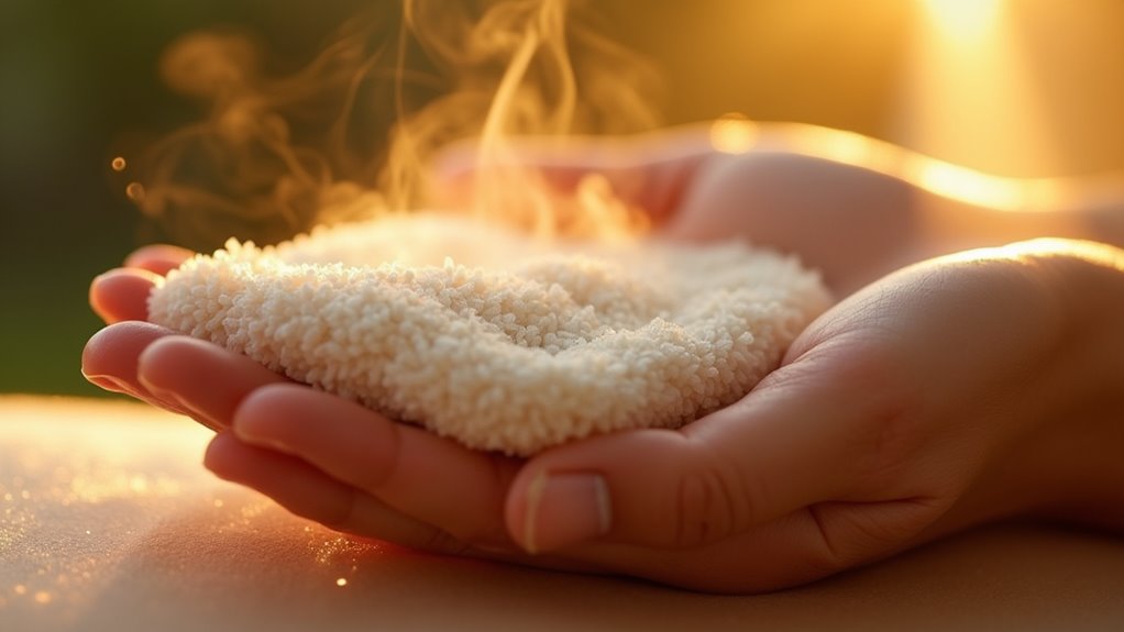 warm compress benefits skin