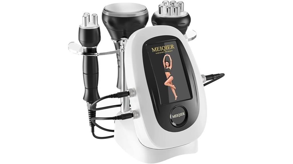 white cellulite massager device