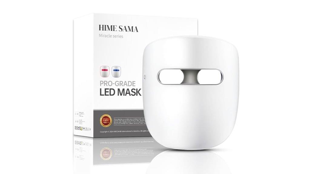 wireless multi color led mask