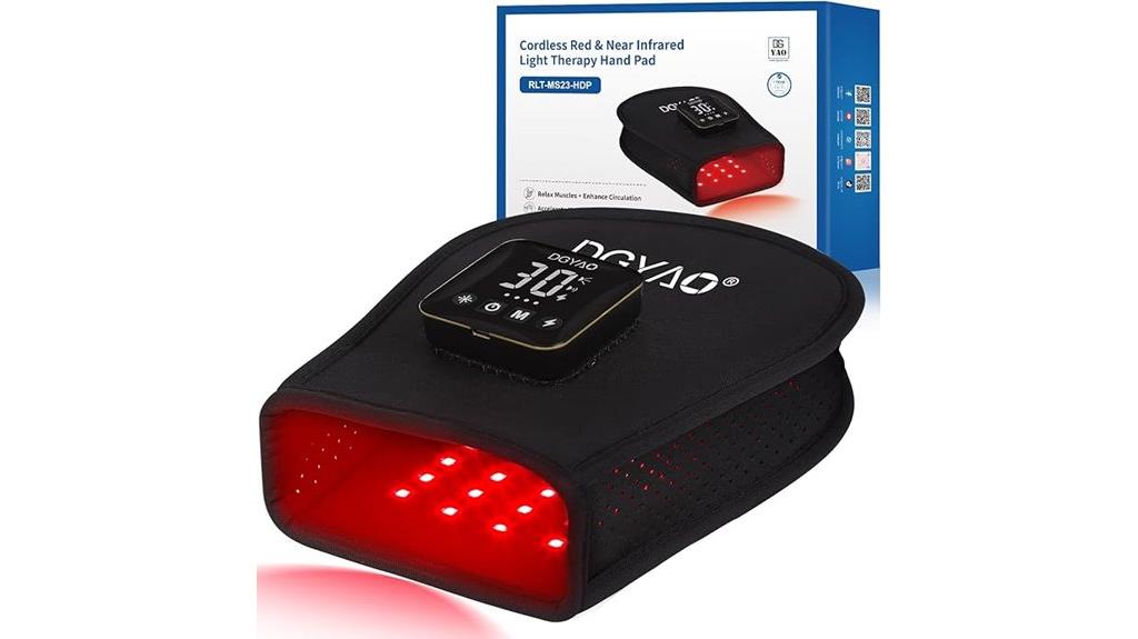 wireless red light gloves