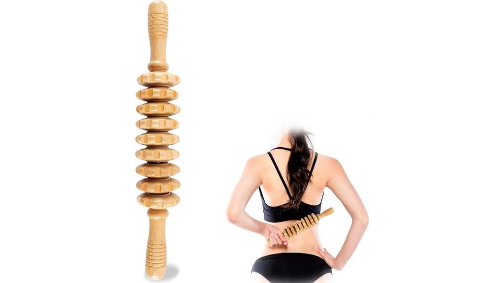 wooden massage stick