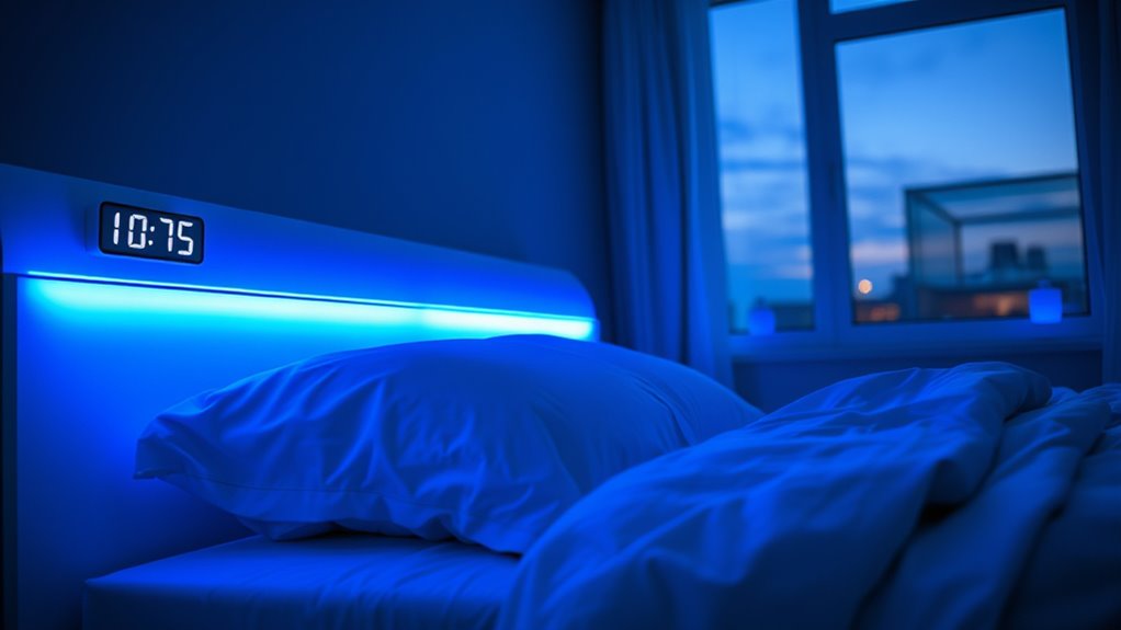 blue light modulates circadian rhythms