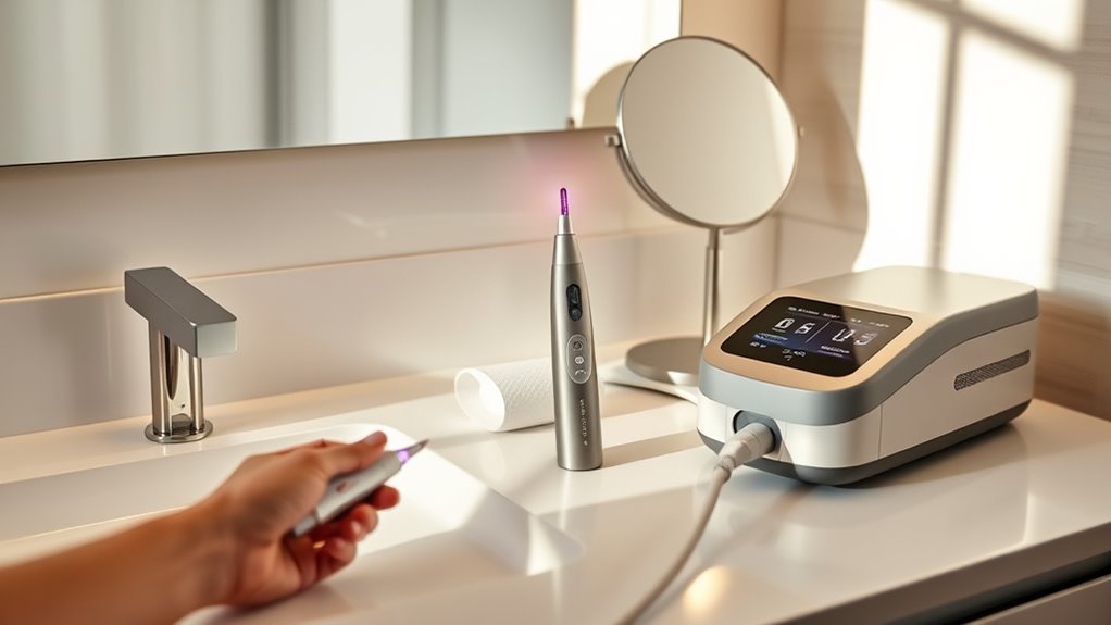 careful consistent laser treatment