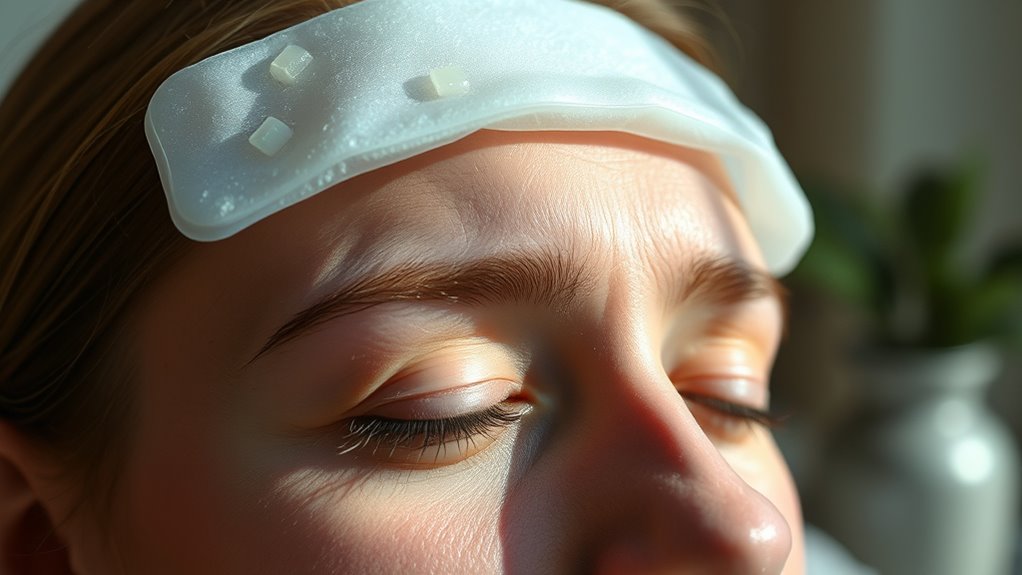 cold therapy alleviates migraines