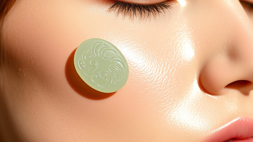 gua sha with nourishing oils