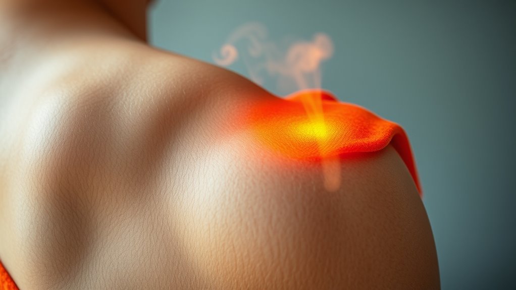 heat therapy eases muscle tension