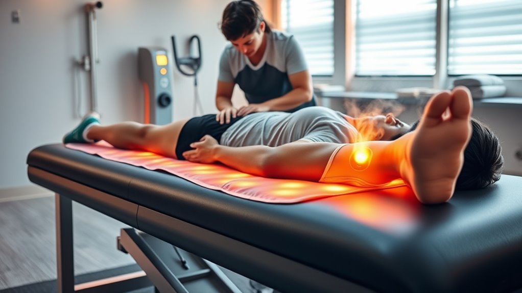 heat therapy promotes faster recovery