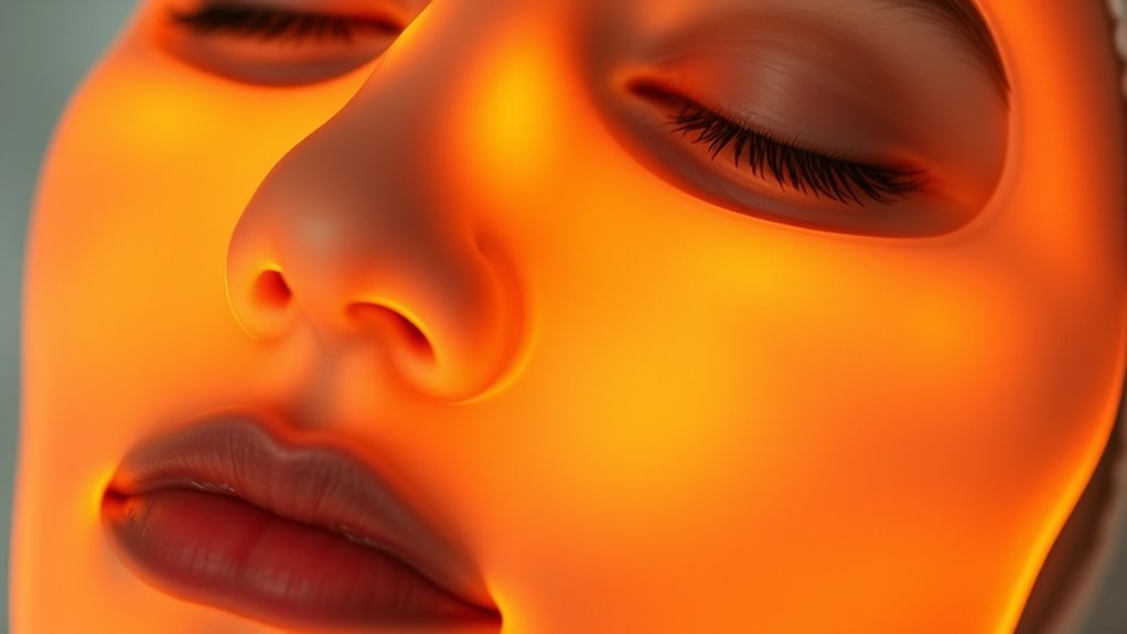 heated mask improves circulation