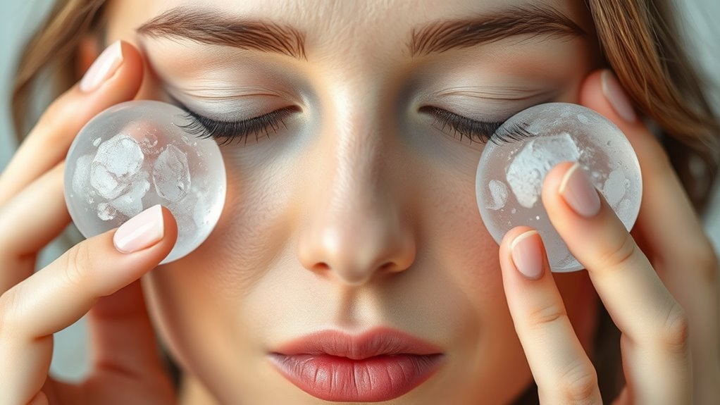 ice globes soothe skin