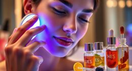 led and topical skincare