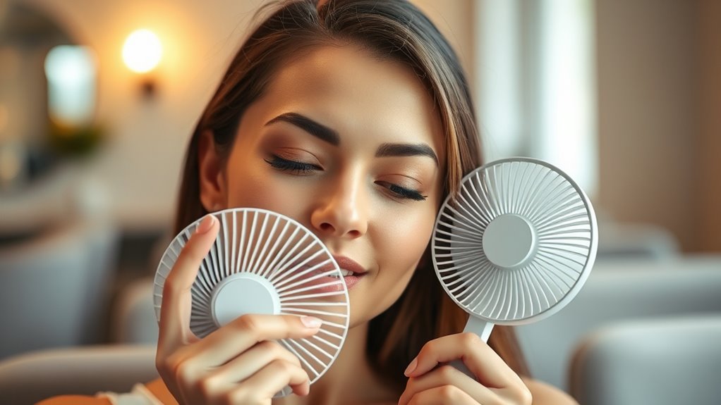 mini facial fans enhance product absorption