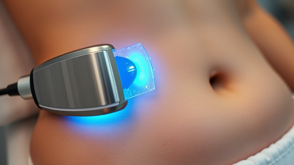 non invasive fat freezing process