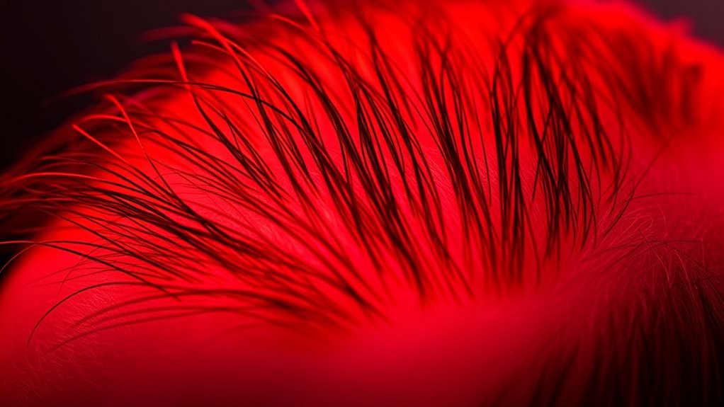 red light boosts hair growth