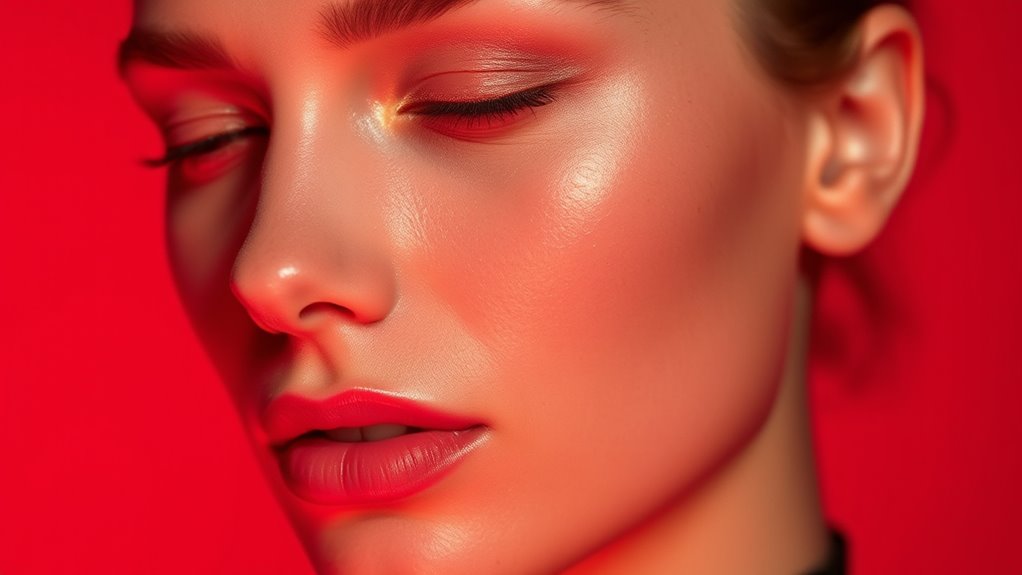 red light enhances collagen