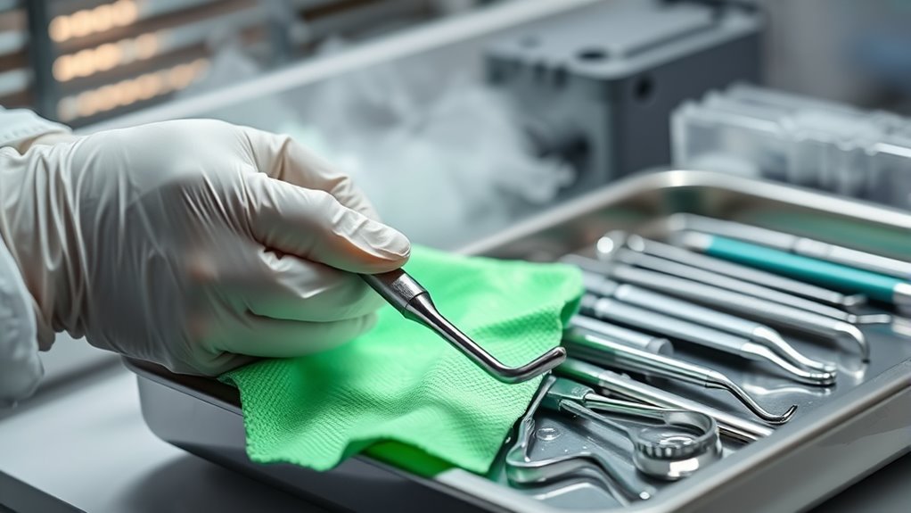 sanitize tools between uses
