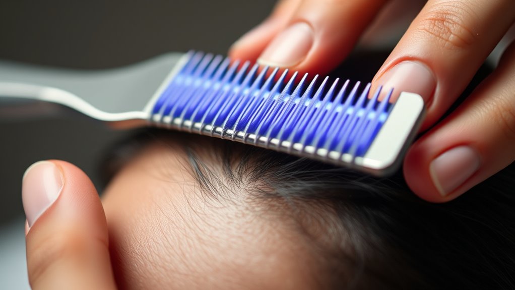 using high frequency scalp device