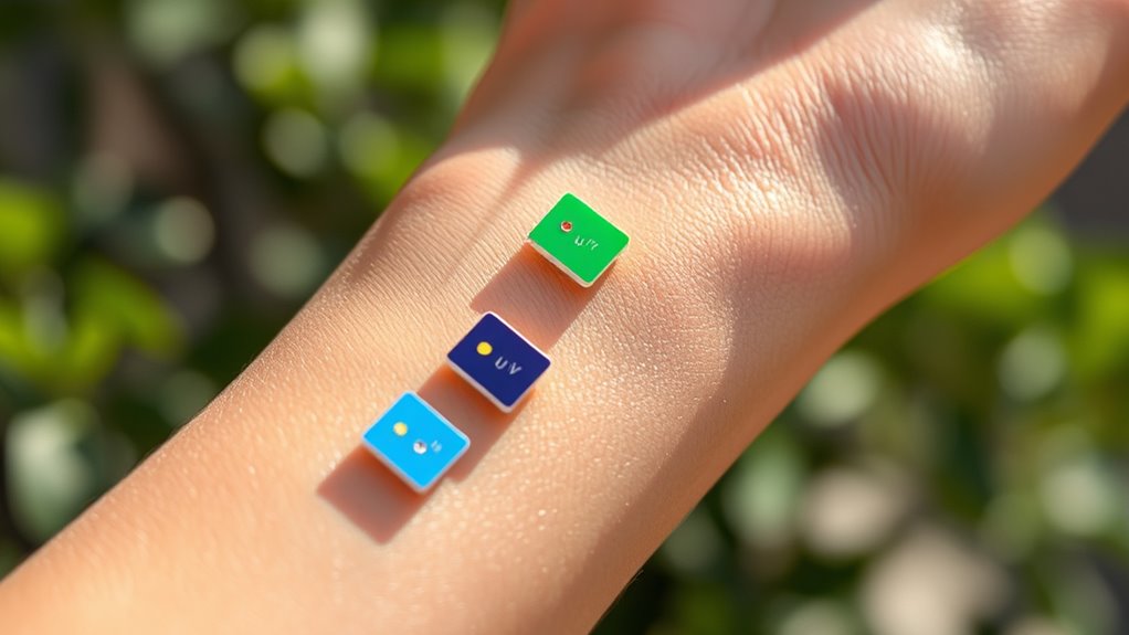 wearable uv exposure patches
