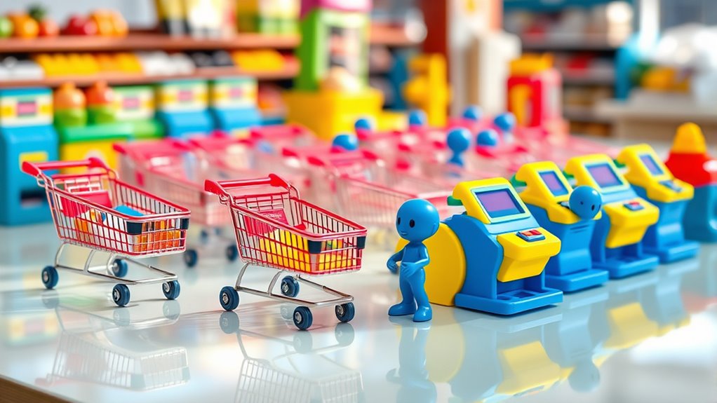affordable bluey supermarket sets