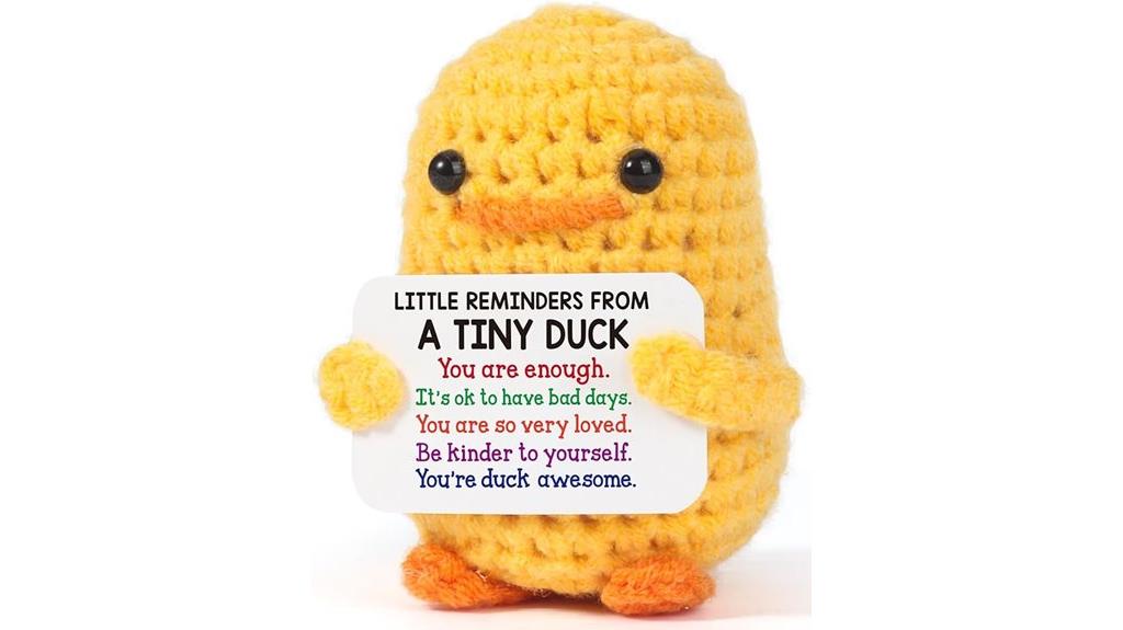 crochet duck for wellness