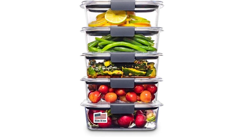 durable clear food storage