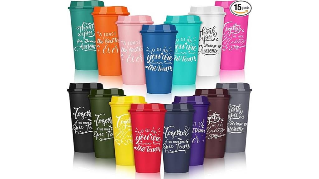 employee appreciation travel tumblers