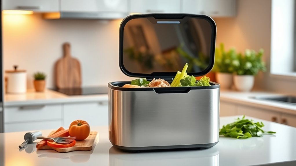 kitchen compost bin features