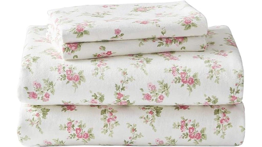 laura ashley flannel bedding